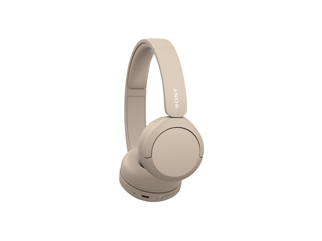 Sony WH-CH520 Wireless On-Ear Headphones with Microphone - Beige in Qatar Sony WH-CH520 Wireless On-Ear Headphones with Microphone - Beige in Qatar